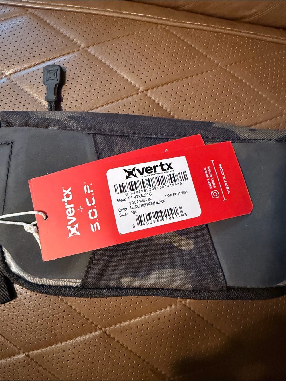 Vertx Men’s Multicam Black Belt Bag
